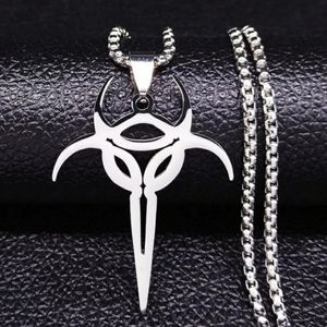 Silver Spike Necklace